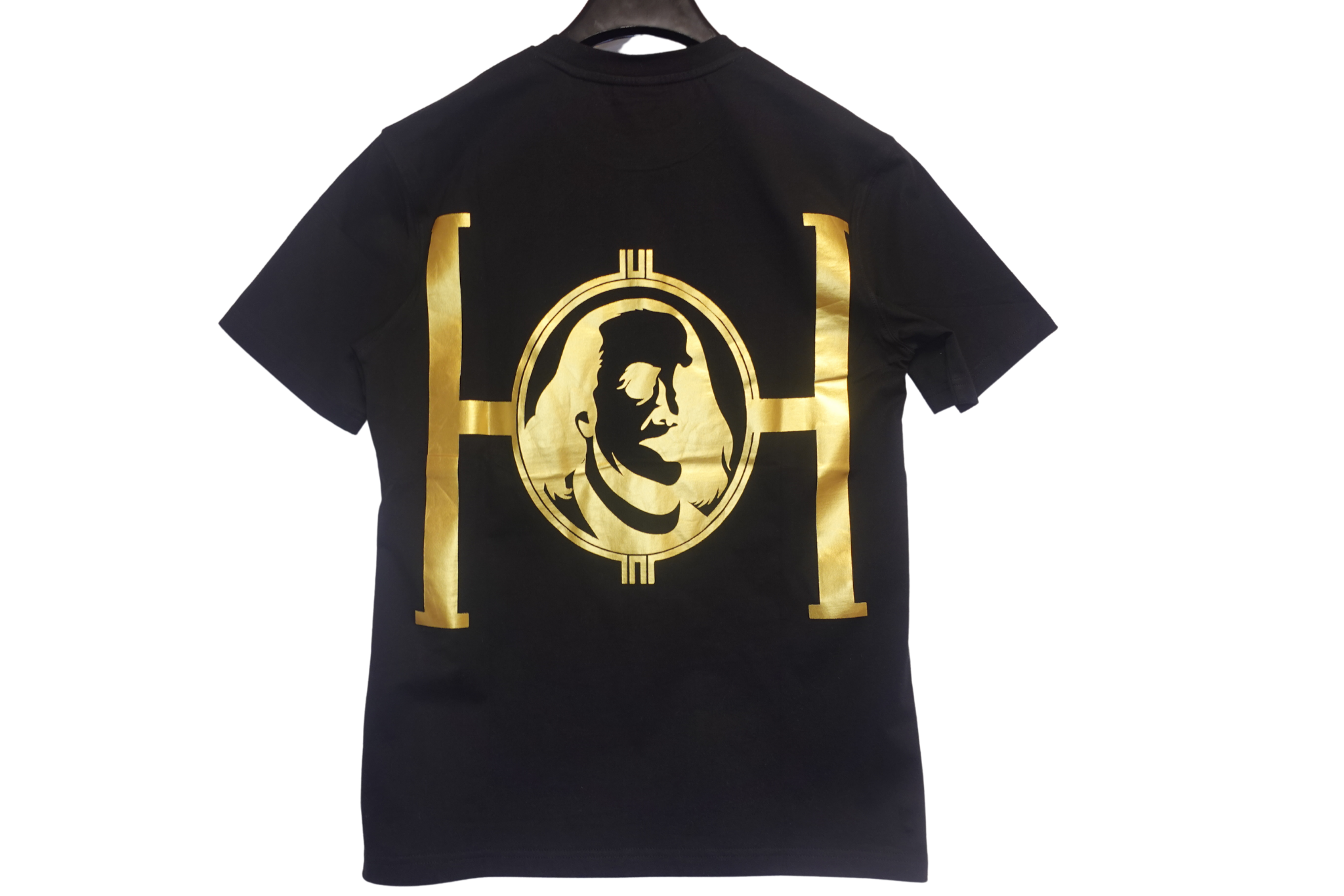 Hustle Franklins Signature Tee - Black Gold