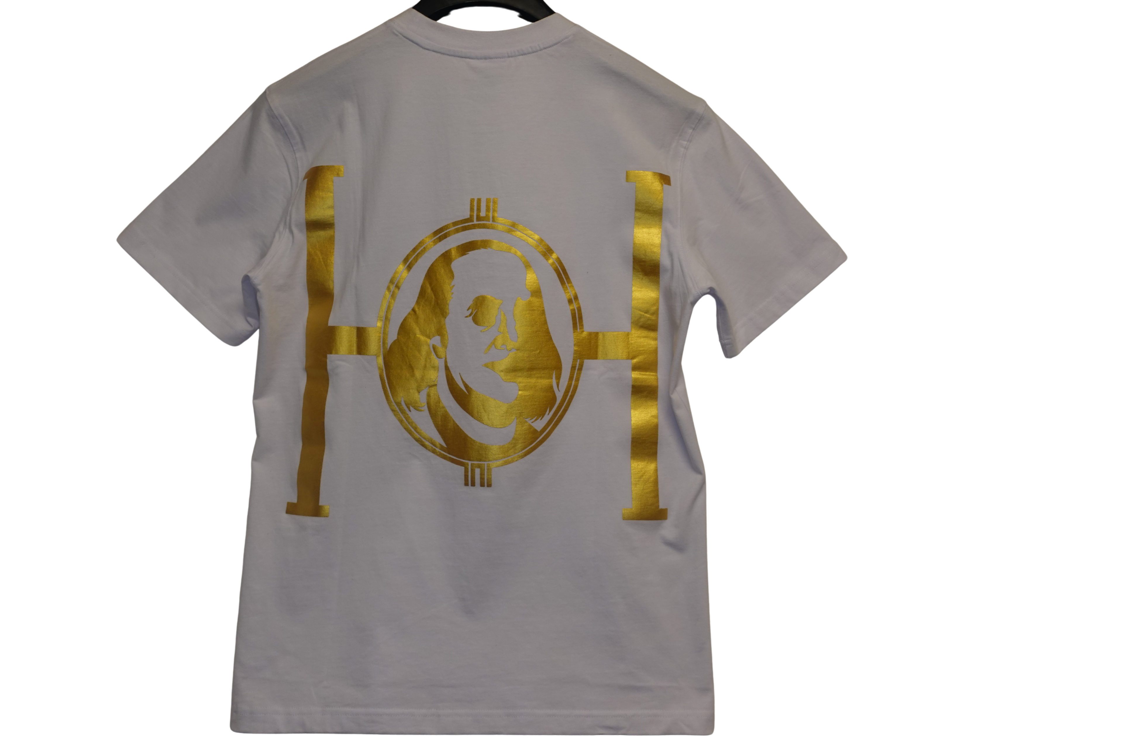 Hustle Franklins Signature Tee - White Gold