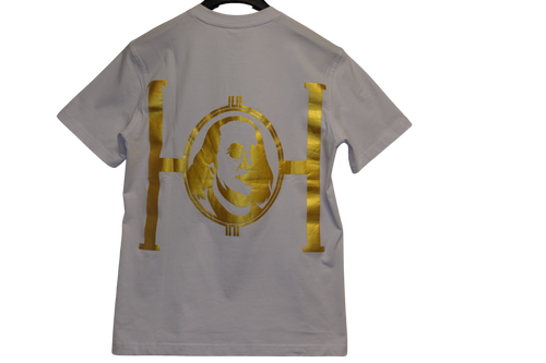 Hustle Franklins Signature Tee - White Gold