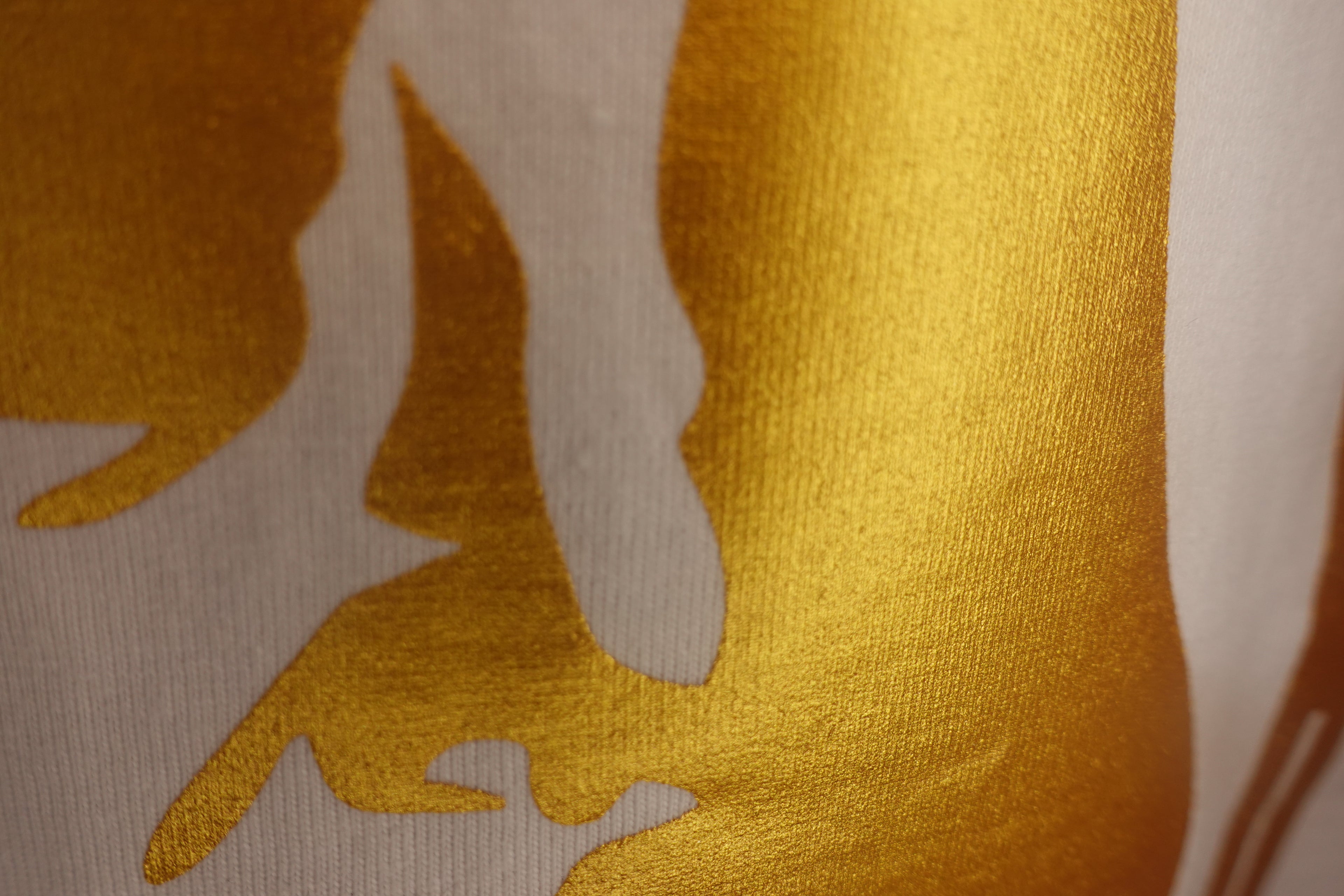 Hustle Franklins Signature Tee - White Gold