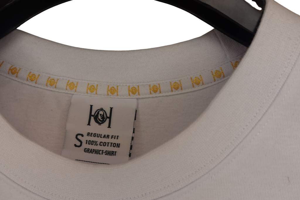 Hustle Franklins Signature Tee - White Gold