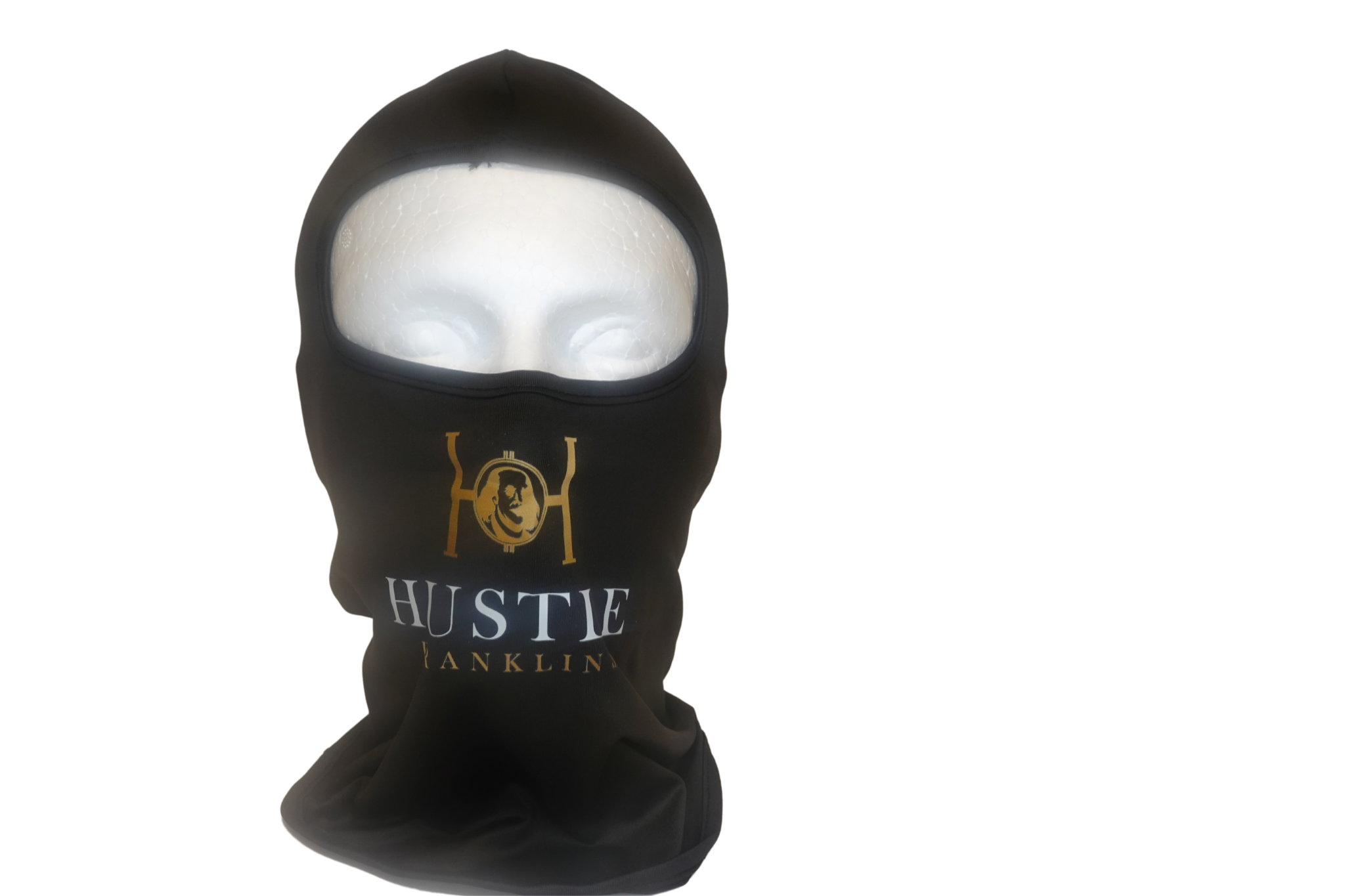 Hustle Franklins black balaclava front view